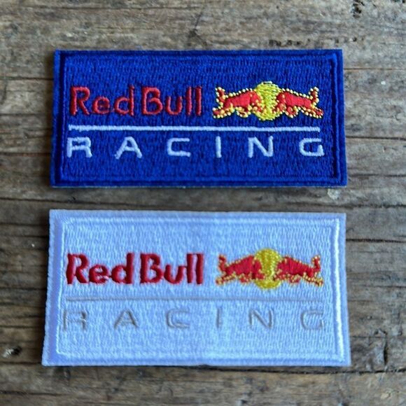 2 Red Bull Patch Sew On - Picture 1 of 1